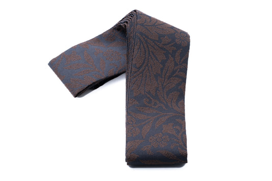 即納品/Online限定【紹巴りんぐ織の角帯】作楽唐草文様