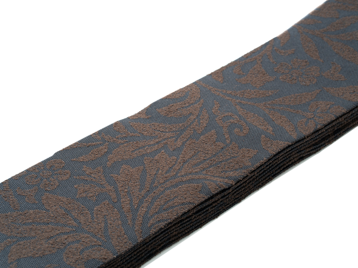 即納品/Online限定【紹巴りんぐ織の角帯】作楽唐草文様