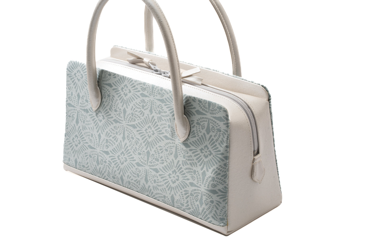 【雀形七宝の利休バッグ】瓶覗色/ダックジュエル仕様