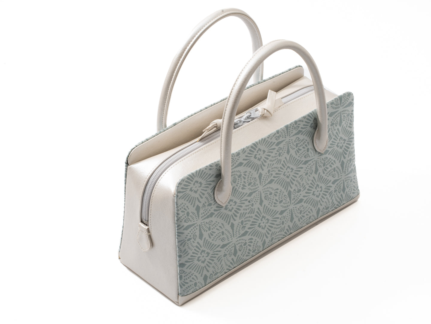 【雀形七宝の利休バッグ】瓶覗色/ダックジュエル仕様