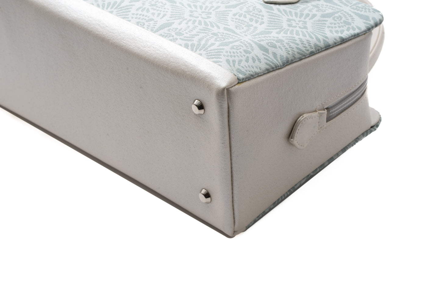 【雀形七宝の利休バッグ】瓶覗色/ダックジュエル仕様