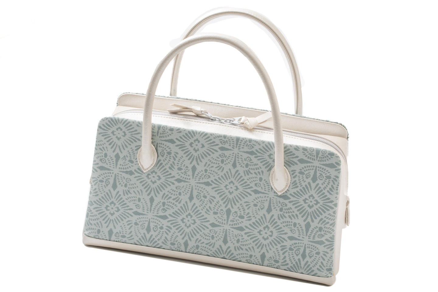 【雀形七宝の利休バッグ】瓶覗色/ダックジュエル仕様