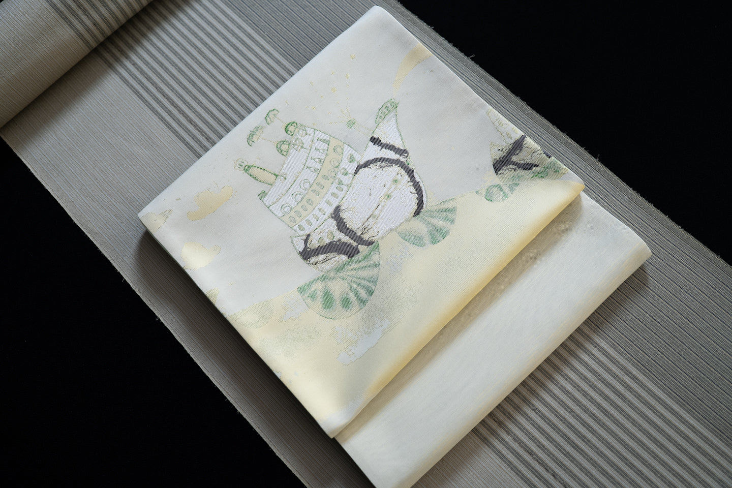 生産限定品【CandyCircusの袋帯】作品名:melon soda sailing ／両面総