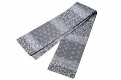 Online限定/即納品【総紗縫の半巾】唐草と横段と小花文様/純金・プラチナ箔使用