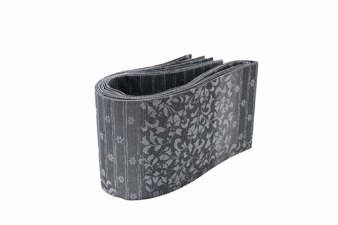 Online限定/即納品【総紗縫の半巾】唐草と横段と小花文様/純金・プラチナ箔使用