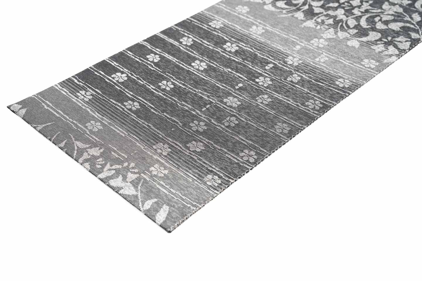 Online限定/即納品【総紗縫の半巾】唐草と横段と小花文様/純金・プラチナ箔使用