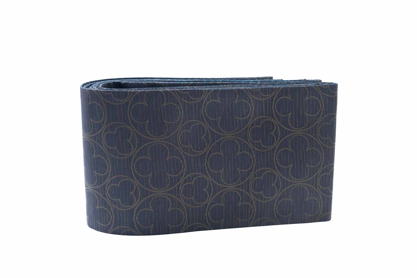 Online限定/即納品【総紗縫の半巾】花七宝文様｜両面仕様