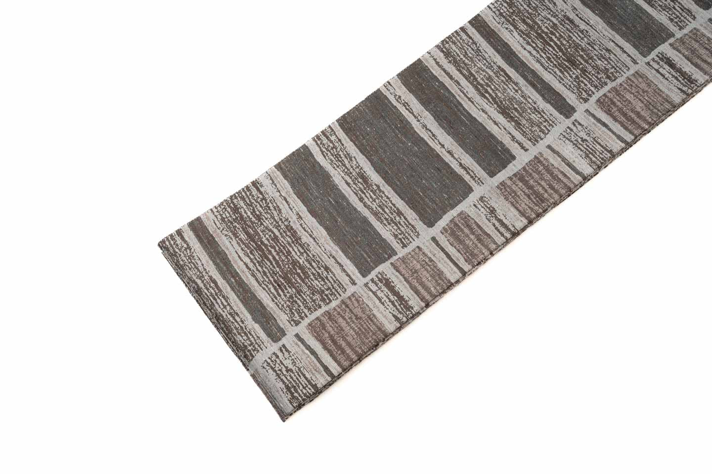 Online限定/即納品【漢錦の半幅帯】横段柄/茶系