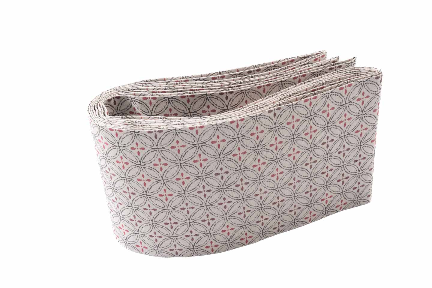 Online限定/即納品【漢錦の半幅帯】七宝柄/ベージュ