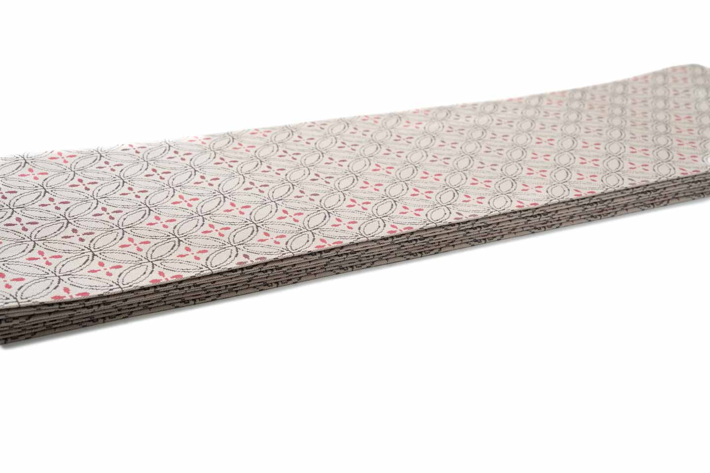 Online限定/即納品【漢錦の半幅帯】七宝柄/ベージュ
