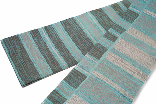 Online限定/即納品【漢錦の半幅帯】横段柄/グリーン