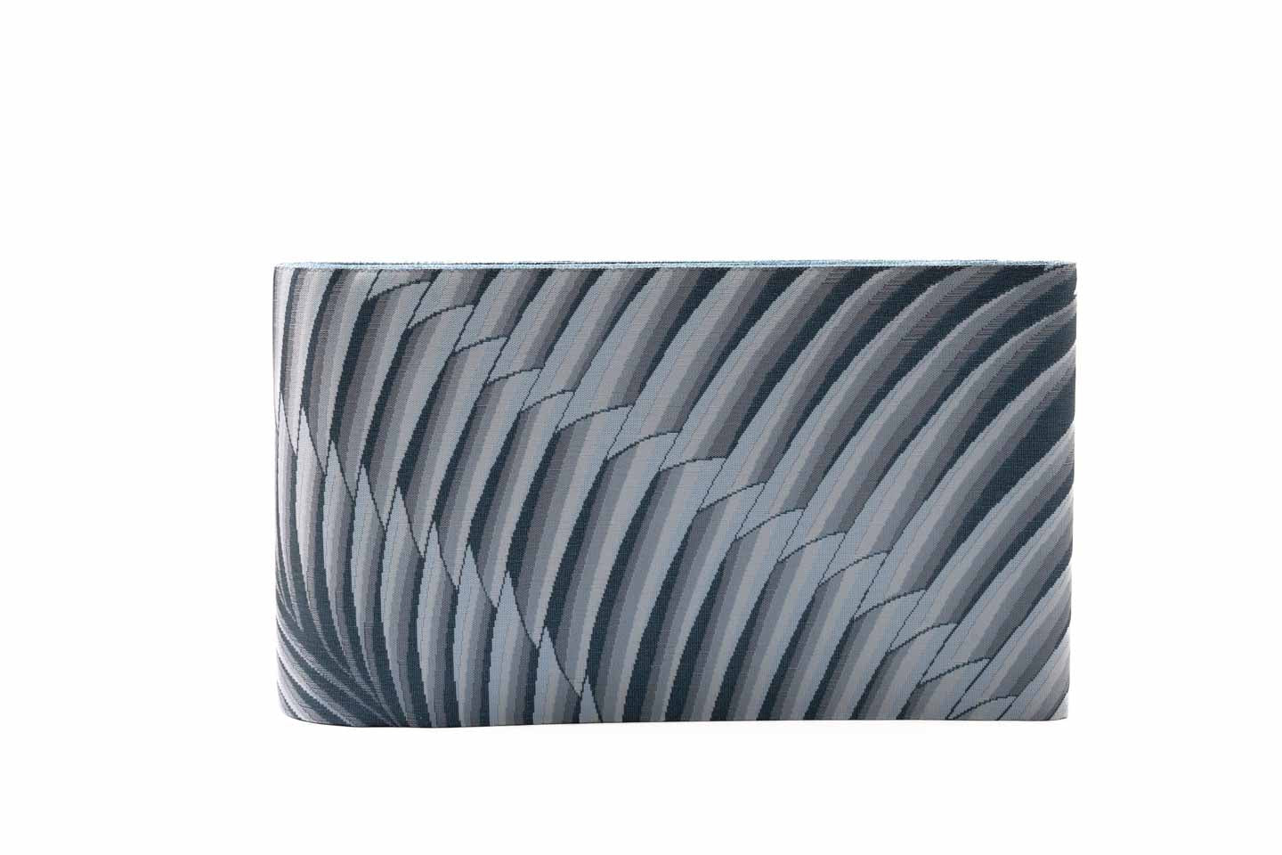 Online限定/即納品【漢錦の半幅帯】洋葉文/ブルー