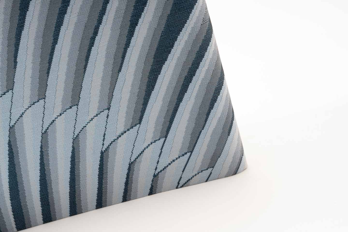 Online限定/即納品【漢錦の半幅帯】洋葉文/ブルー