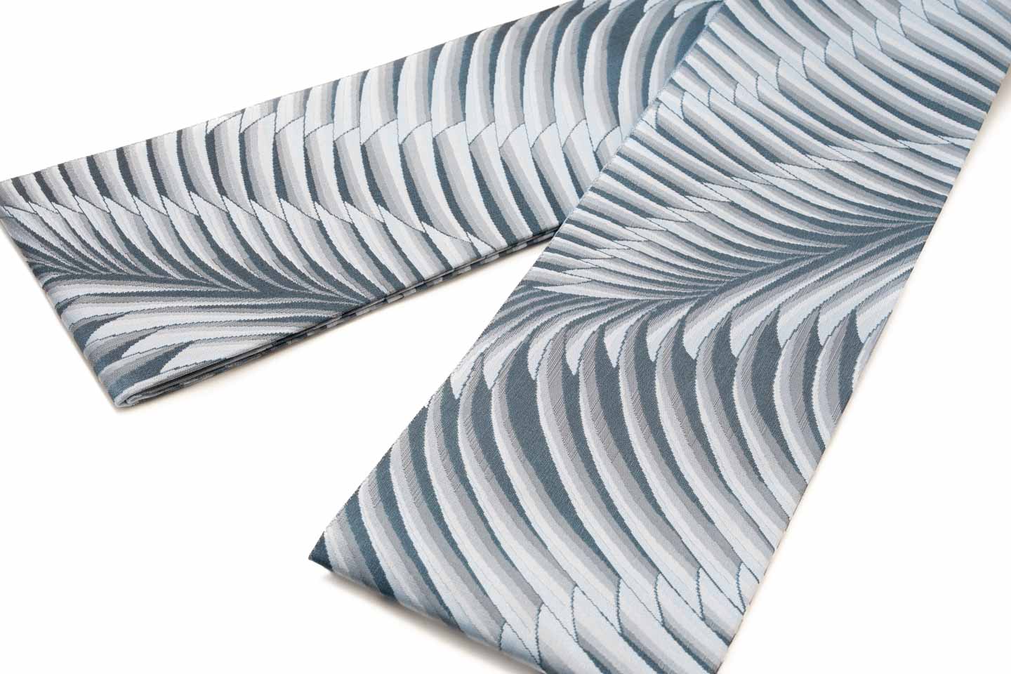 Online限定/即納品【漢錦の半幅帯】洋葉文/ブルー