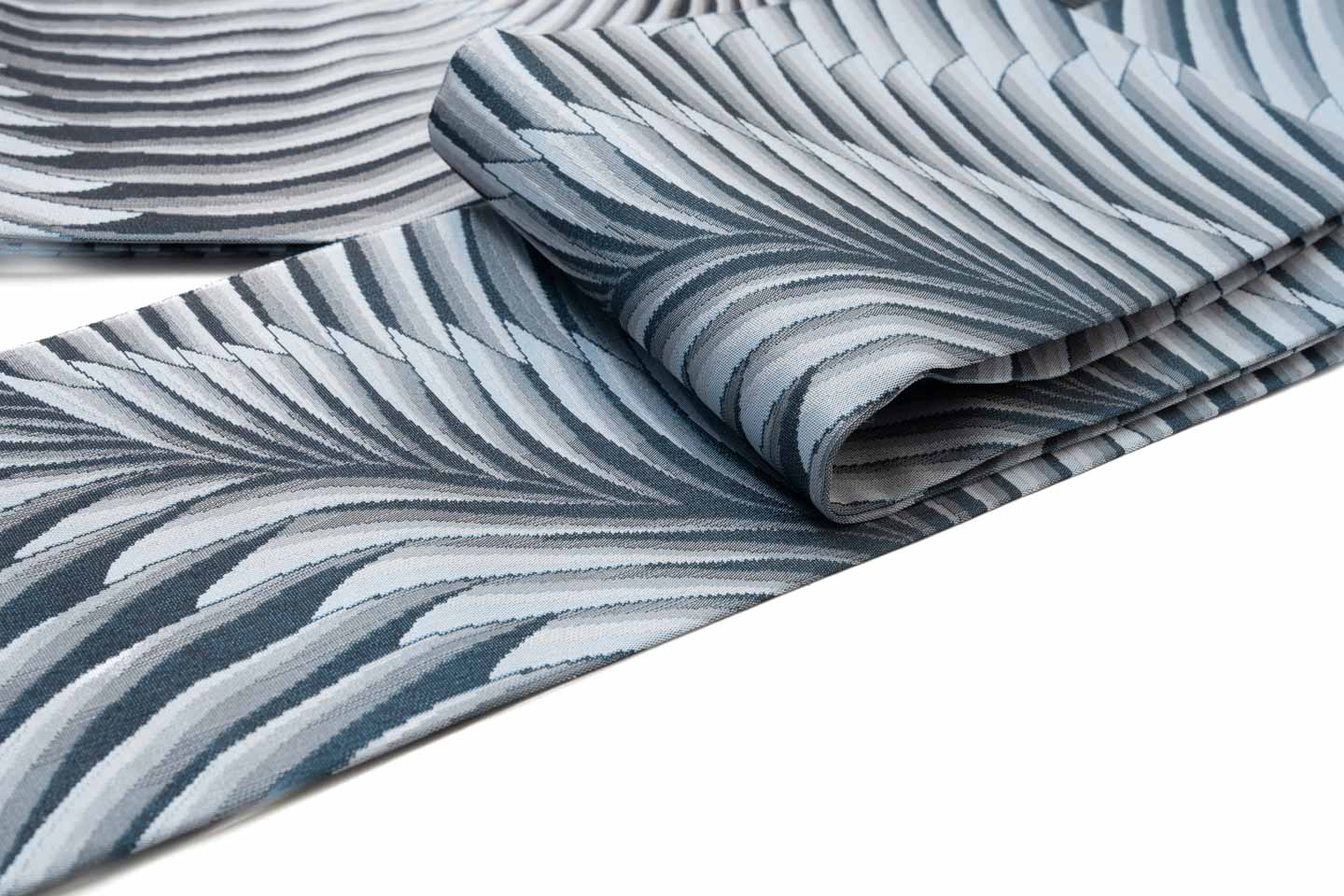 Online限定/即納品【漢錦の半幅帯】洋葉文/ブルー