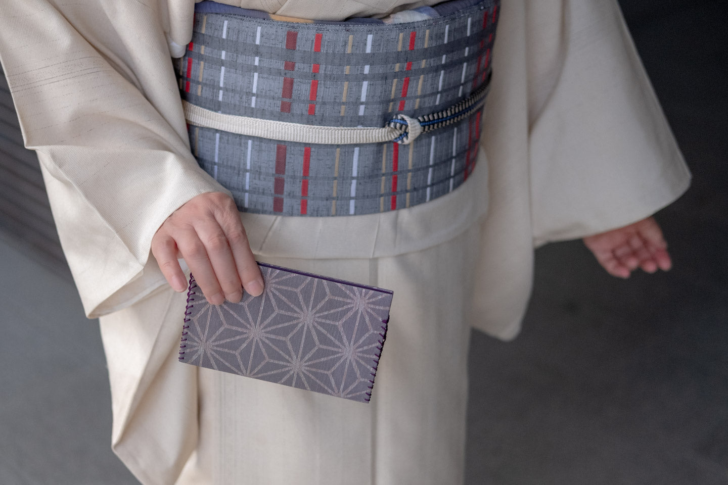 【総紗縫の懐紙ばさみ】烏瓜（からすうり）