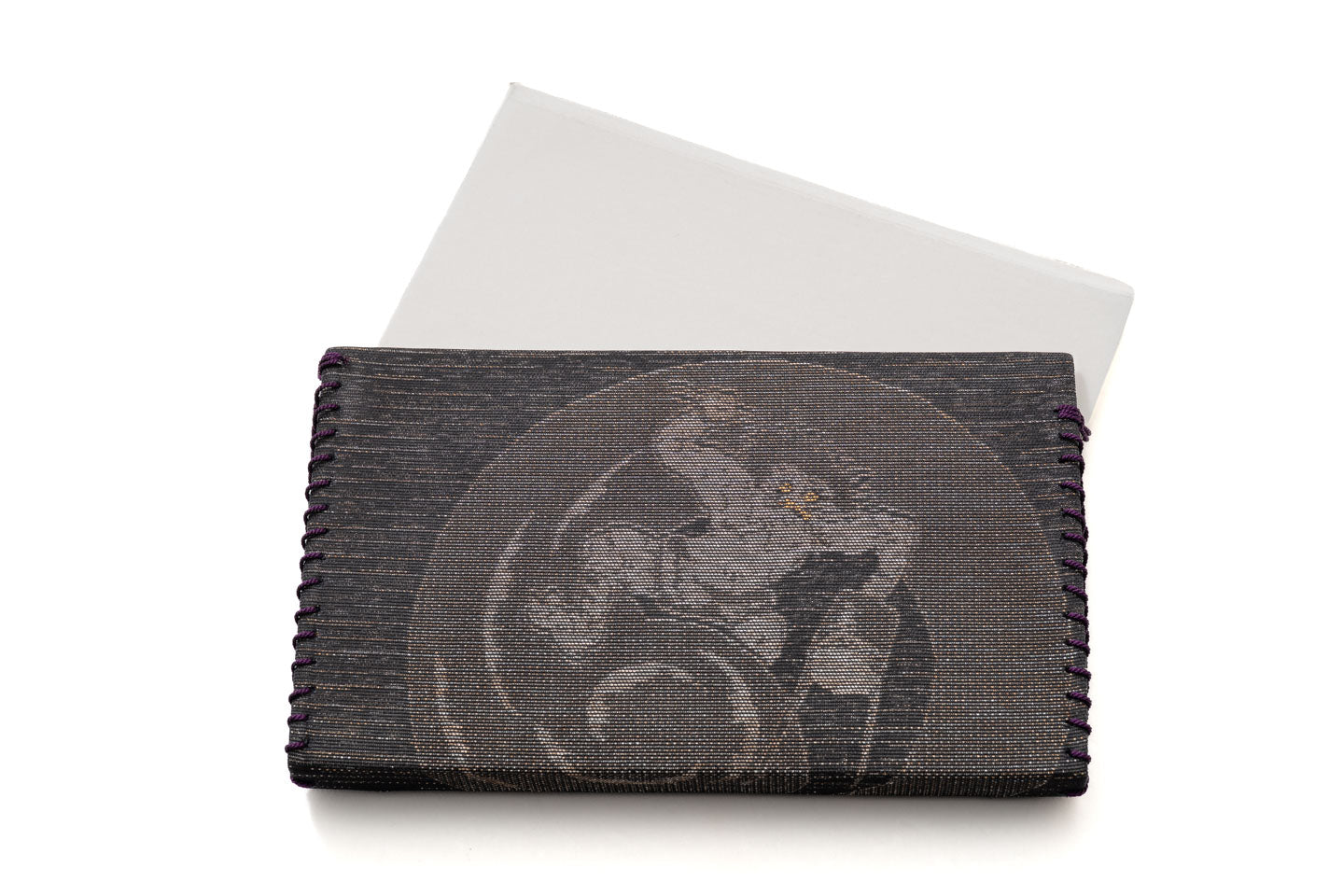 懐紙ばさみ 雷神 総紗縫の帯地使用 京都西陣となみ織物 仙福屋宗介