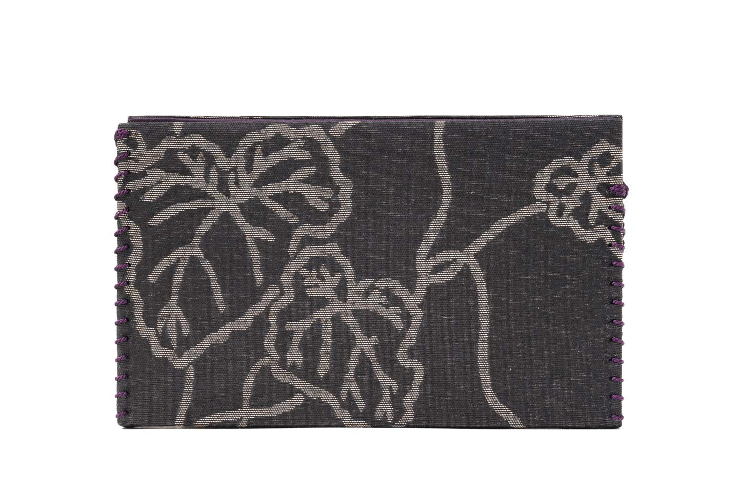 懐紙ばさみ ひょうたん唐草 総紗縫の帯地使用 京都西陣となみ織物 仙福屋宗介