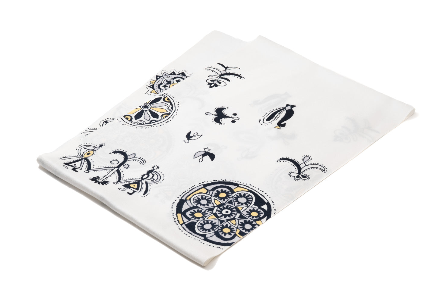 【作楽の単衣・袷物プレミアム帯揚げ】星々の舞