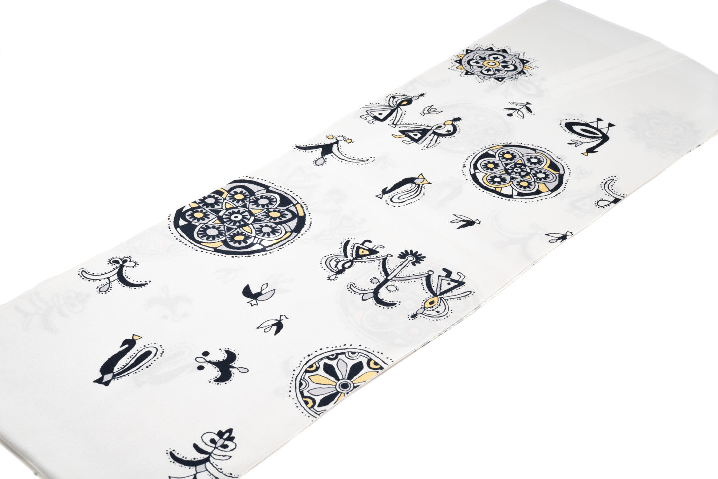 【作楽の単衣・袷物プレミアム帯揚げ】星々の舞