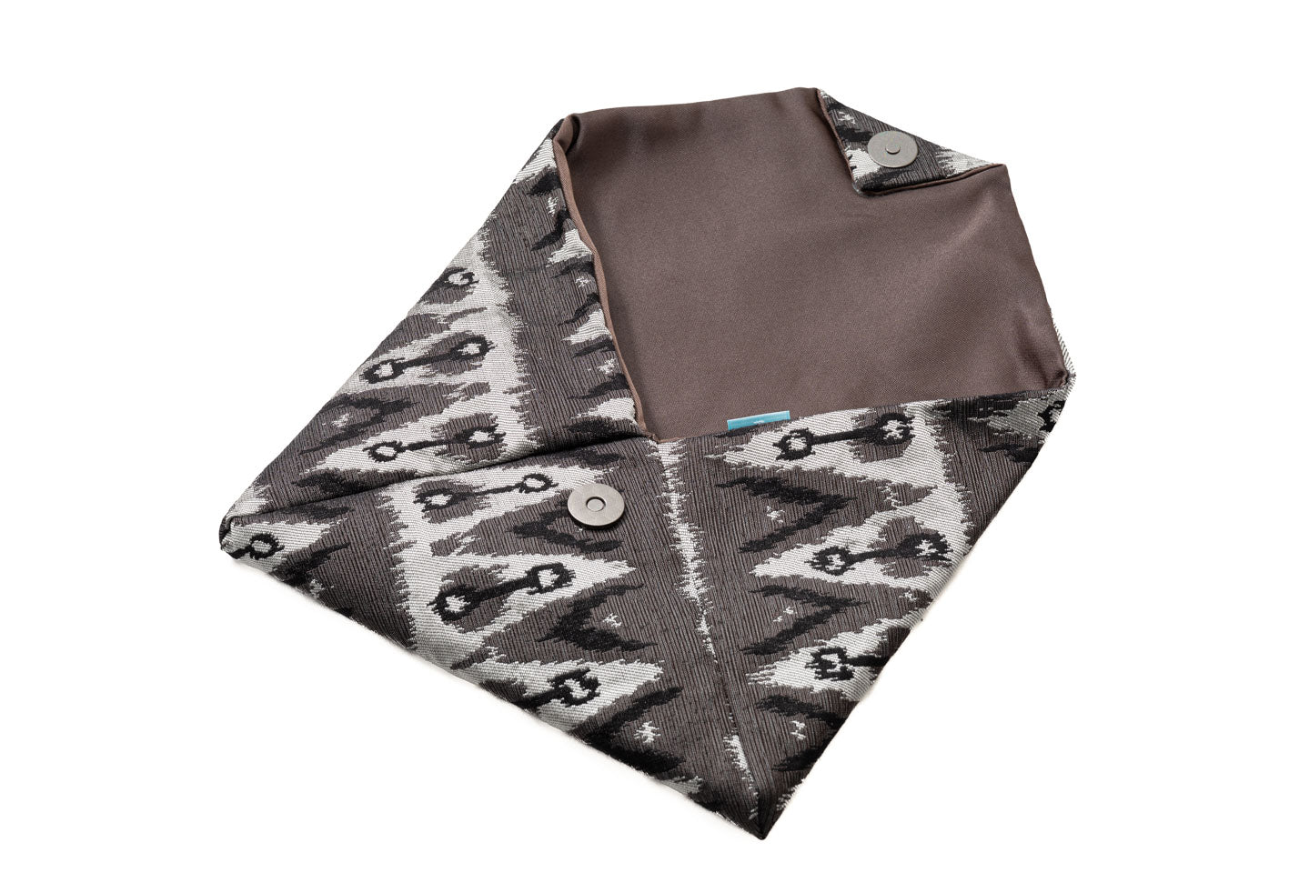 【異文織の数寄屋袋】iKat(白×黒)