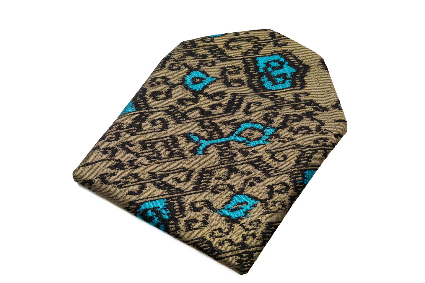 【異文織の数寄屋袋】iKat(緑×ターコイズ)