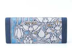 【しぼ織のクラッチバッグ(アール・ヌーヴォー)】