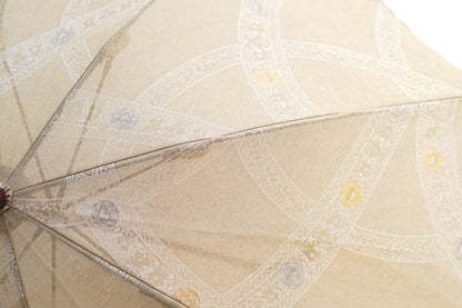 【総紗縫の日傘】鬘帯更紗/金茶色