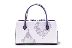 【総紗縫の利休バッグ】ペルシャ花紋/ダックジュエル