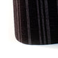 Online限定/即納品【600経紬の半巾帯】横段柄(黒紫濃淡)
