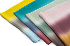 【仙福屋の三色ぼかし帯揚げ】楊柳地紋