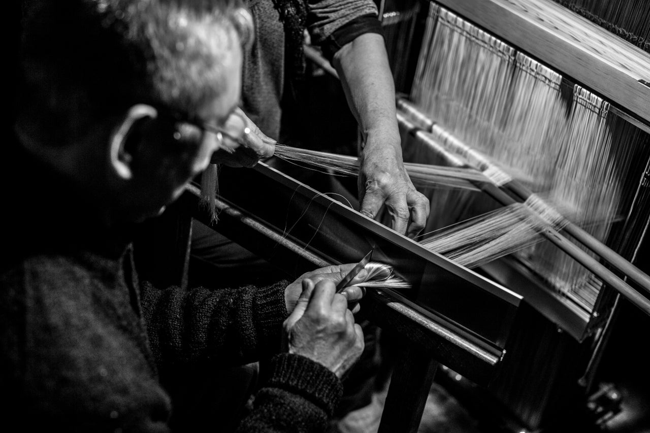 西陣織 綜絖イメージ